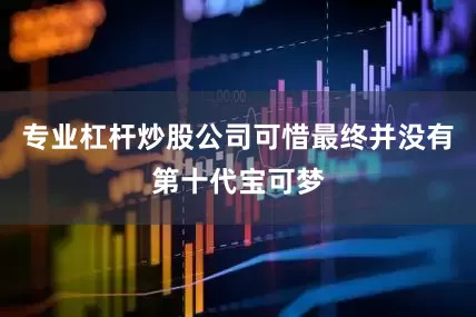专业杠杆炒股公司可惜最终并没有第十代宝可梦